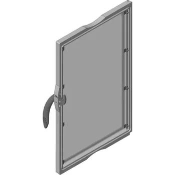 Krbová vložka Romotop Dveře topeniště Barva: Šedá