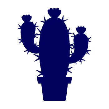 Samolepící dekorace Kaktus 003 levá (23 - tmavě modrá) SAMOLEPKA NA AUTO, NÁLEPKA, FÓLIE, POLEP, TUNING, VLASTNÍ TEXT, TISK, AUTOSAMOLEPKY.cz, POLEPY, OBRÁZEK, LOGO, 3D STICKERS