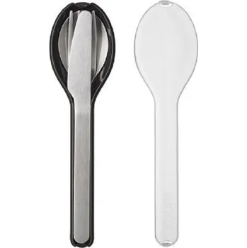 Příbor Nerezový cestovní set příborů Ellipse, Mepal, antracitový