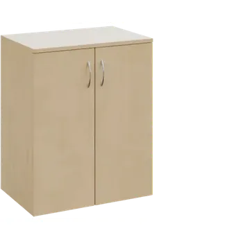 Šatní skříň N 2 - 6D2 kancelářská skříň, 2-dveřová, 750x600x400, bříza světlá