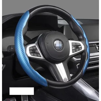 Potah na volant 4 CAR Potah na volant carbon modrý 37-39 cm