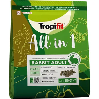 2x1,75kg Tropifit All in 1 Rabbit Adult - výhodné balení
