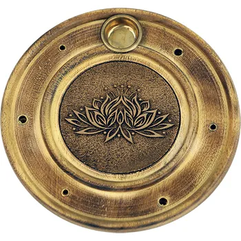 Vonná tyčinka Stojánek na vonné tyčinky a jehlánek Lotos 10 cm