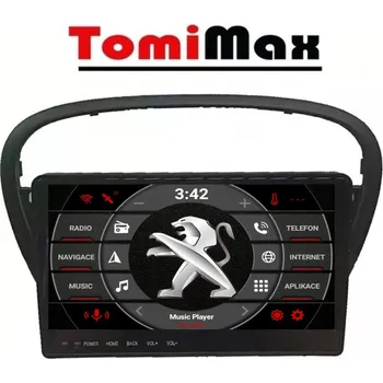 Autorádio TomiMax Peugeot 607 Android 14 autorádio s WIFI, GPS, USB, BT HW výbava: 4 Core 1GB+16GB LOW - Model auta: Peugeot 607, Velikost obrazovky: Dotyková obrazovka: 10,1"