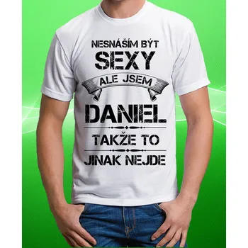Pánské tričko tričko se jménem DANIEL 122