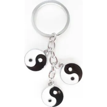 Klíčenka tři symboly Jin Jang