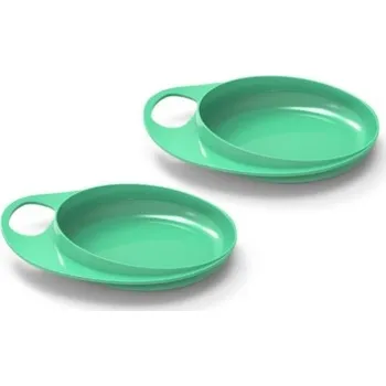 Talíř NUVITA talíř se zvýšeným okrajem Pastel Green