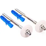 Sada šroubů M8 x 120 mm k uchycení umyvadla, bílá