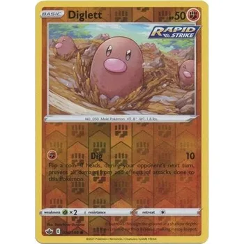 Sběratelská karetní hra Pokémon karta Diglett 076/198 Reverse Holo