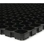 Gumová venkovní vstupní rohož FLOMA HoneyComb - délka 50 cm, šířka 100 cm, výška 2,2 cm - 71005022