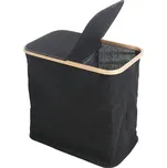 Dvoukomorový koš na prádlo Esmerid černý