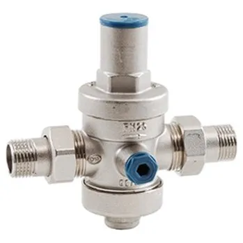 Ventil OR pístový 1/2" tlakový redukční ventil, šroubení s vnějším závitem, poniklovaný