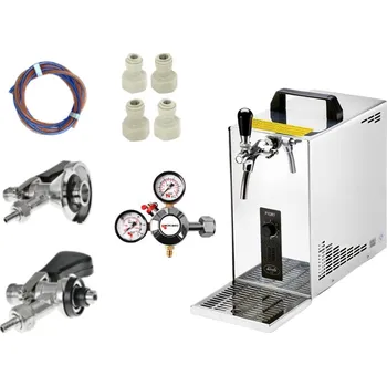 Chladicí zařízení na pivo LINDR.CZ Lindr Pygmy 25 NEW Green Line 2x naražeč redukční ventil CO2 závit G3/4