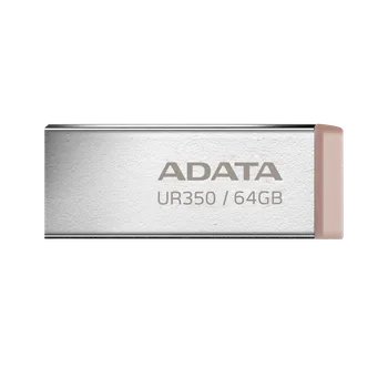 USB flash disk ADATA UR350/64GB/USB 3.2/USB-A/Hnědá UR350-64G-RSR/BG