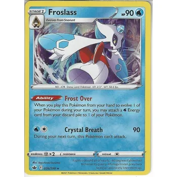 Společenská hra Pokémon karta Froslass 036/198 Holo