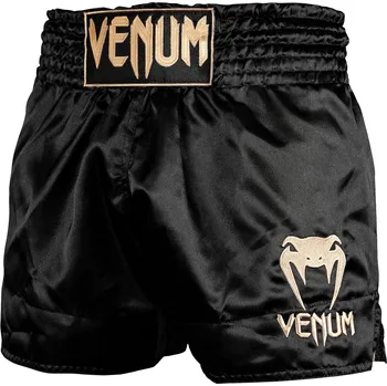 Oblečení pro bojové sporty Šortky Venum Classic Muay Thai - Black/Gold Velikost: XL