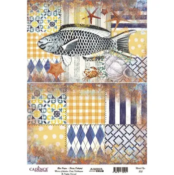 Umělecký papír Cadence Rýžový papír Cadence, A4 - Rezavá ryba