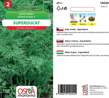 Semeno Osiva Moravia Superducat kopr vonný 3 g