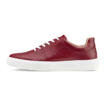 Dámské tenisky Vasky Teny Red - Dámské kožené tenisky / botasky červené | česká výroba ze Zlína 38 EU