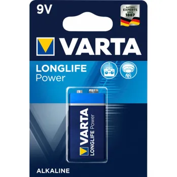 Článková baterie 50x1 Varta Longlife Power 9V-Block 6 LR 61 VPE Masterkart.