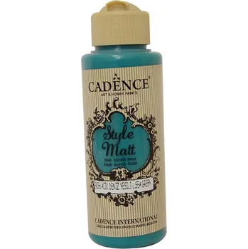 Vodová barva Cadence Matná akrylová barva Cadence Style Matt, 120 ml - light sea green, modrozelená