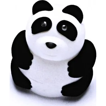Přívěsek Sametová krabička, panda, medvídek, FU-64