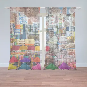 Záclona Záclony Barevné koření: 2 ks - 150x250 cm - Sablio