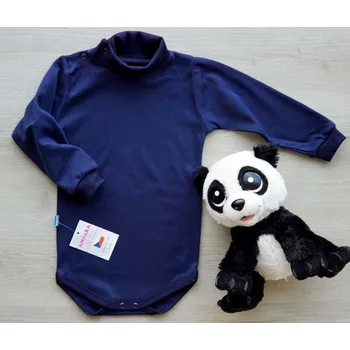 AMÁLKA Bavlněné roláčkové body, tmavě modré Velikost: 92