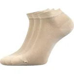 3PACK bambusové kotníkové ponožky Lonka - Desi, béžová Barva: Béžová, Velikost: 35-38