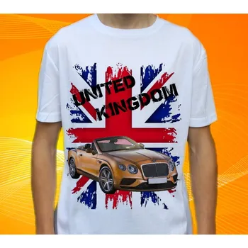 Pánské tričko tričko Bentley Continental GT Convertible 3XL (tričko s autem , auto moto , veterán , sportovní , závodní a retro auta)