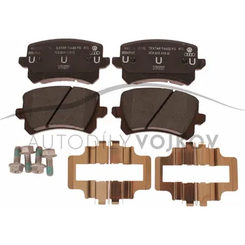 Brzdová destička Brzdové destičky originál Volkswagen Passat B7 2010 - 2014 1.6 TDI