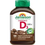 Jamieson Vitamín D3 1000 IU tablety na cucání s příchutí čokolády 100 tbl.