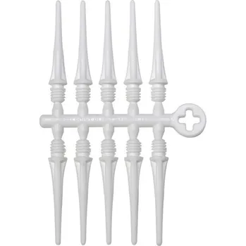 Příslušenství pro šipky Cosmo Darts Hroty Cosmo Fit Point Plus White 50ks