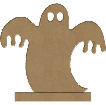 Vánoční dekorace Gomille Dřevěný svícen k dekoraci Gomille, 12 cm - Strašidlo