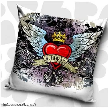Dekorativní polštářek Polštářek * polštářky * DEKORAČNÍ ANDĚLSKÁ LÁSKA