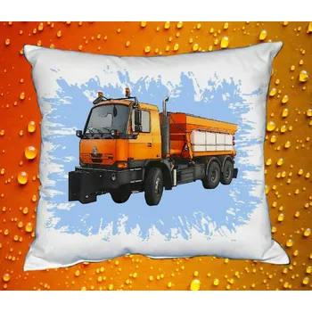 Polštář Polštářek 815 sypač nákladní auto České výroby modré