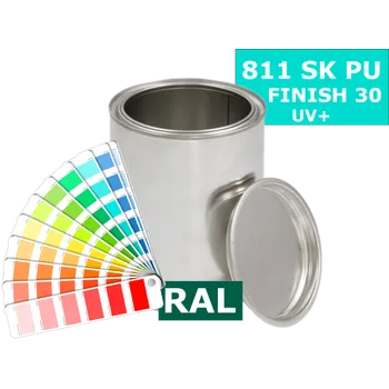 Lak na dřevo Baril 811 Steelkote Finish 30 UV+ - Dvousložková polyuretanová vrchní barva 2,5 l - míchaná