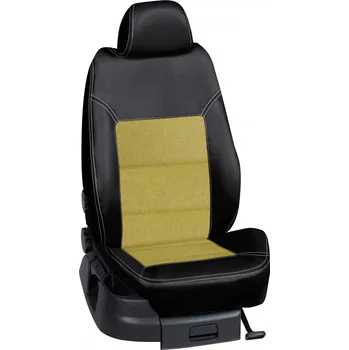 Potah sedadla Autopotahy Dacia LOGAN / od r.2012->, 5 dveří, KOŽENKA > OR 0418 (OR 0418 / Černý koženkový bok)