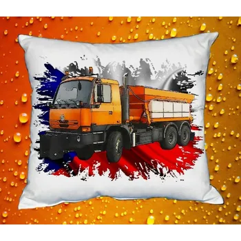 Polštář Polštářek 815 sypač nákladní auto České výroby vlajka