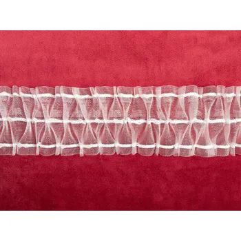 Stuha Řasící stuha RS-016 mašličky - šířka 7,5 cm - řasení 1:2