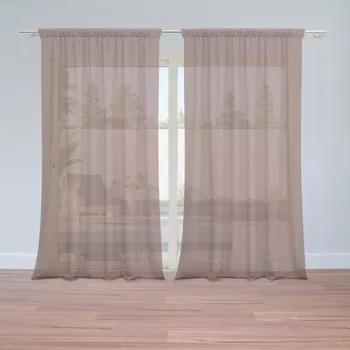 Záclona Záclony Kaštanová: 2 ks - 150x250 cm - Sablio