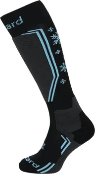 Dámské termo ponožky Blizzard Viva Warm Ski Socks Black/Grey/Blue