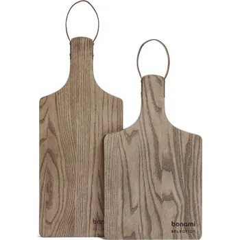 Kuchyňské prkénko Dřevěná prkénka na krájení v sadě 2 ks – Bonami Selection ID_1607562