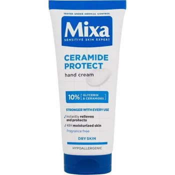 Péče o ruce Mixa Ceramide Protect Hand Cream ochranný a hydratační krém na ruce pro suchou pokožku 100 ml