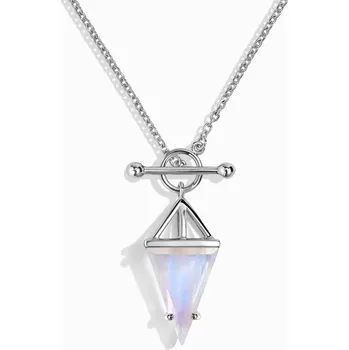 Náhrdelník Royal Fashion stříbrný rhodiovaný náhrdelník SKA-N005