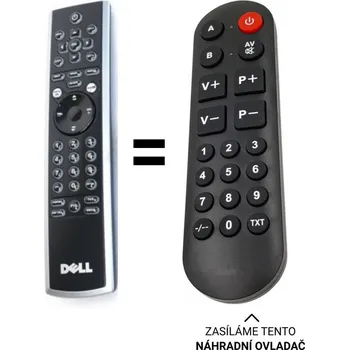 Dell W3706MC náhradní dálkový ovladač pro seniory