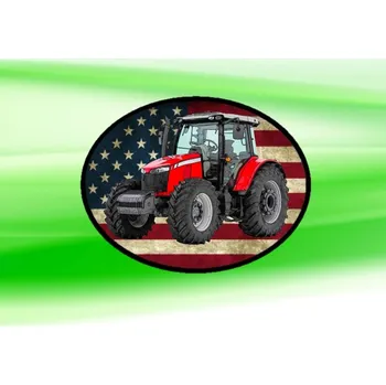 Nášivka nášivka s traktorem Massey Ferguson 6713R (nášivky traktory)