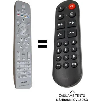 Dálkový ovladač Philips HTS8160B 242254902441 = 242254902442 náhradní dálkový ovladač pro seniory