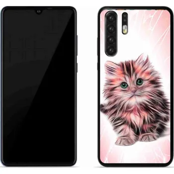 Pouzdro na mobilní telefon Gelový kryt mmCase na mobil Huawei P30 Pro - roztomilé kotě