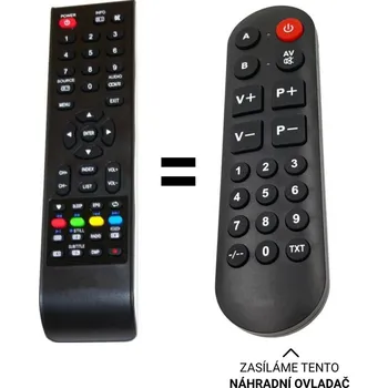 Dálkový ovladač Sencor SLE 2058TCS náhradní dálkový ovladač pro seniory.